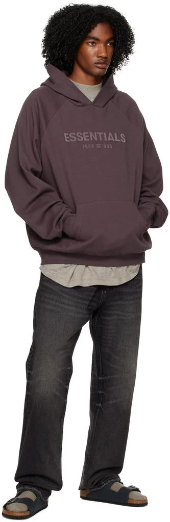 Essentials Purple Raglan Hoodie 4