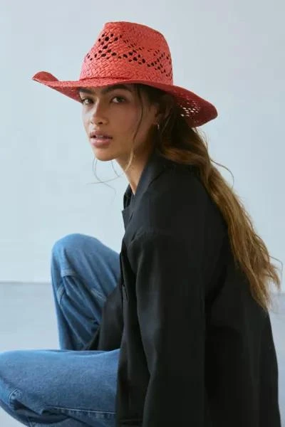 Urban Outfitters Dakota Straw Cowboy Hat 1