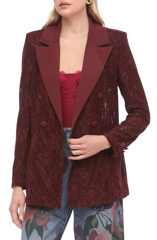 Avec Les Filles Lace Blazer 4