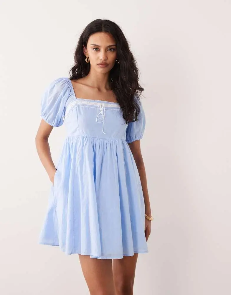 abercrombie & fitch blue dress Blue & White Abercrombie Dress by Abercrombie and Fitch
