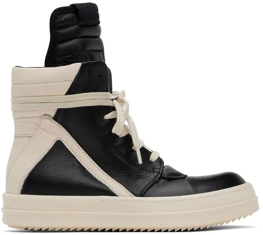 Rick Owens Kids Black Geobaskets Sneakers 1