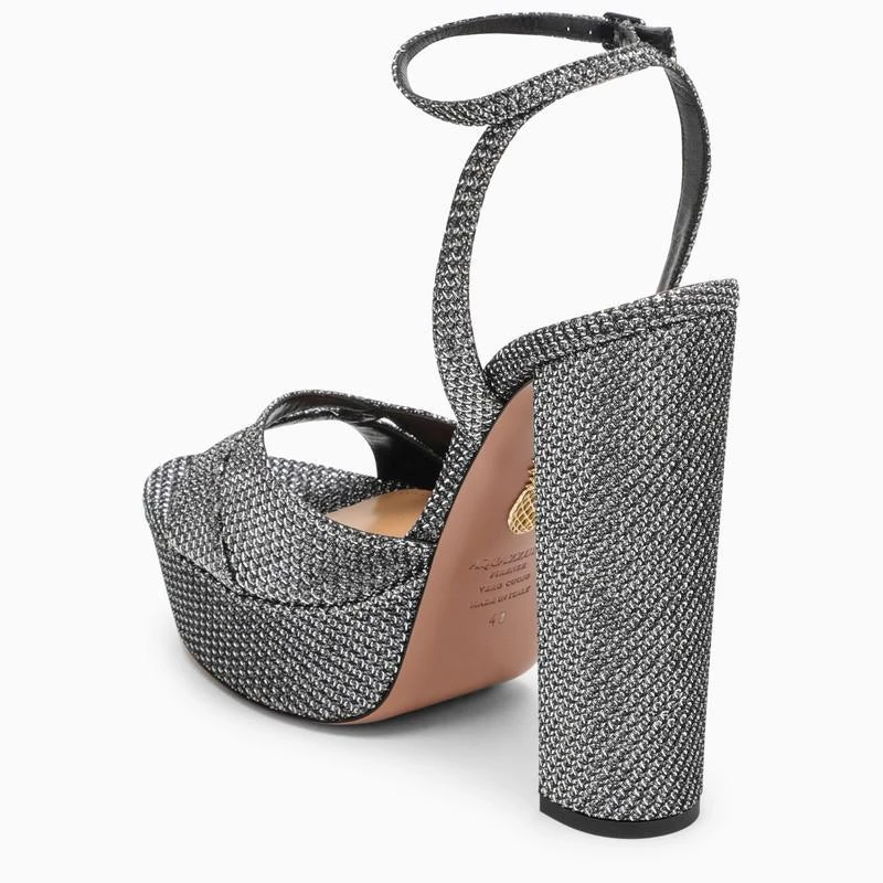 Aquazzura Aquazzura Sandal Sinner Plateau 140 Anthracite 2