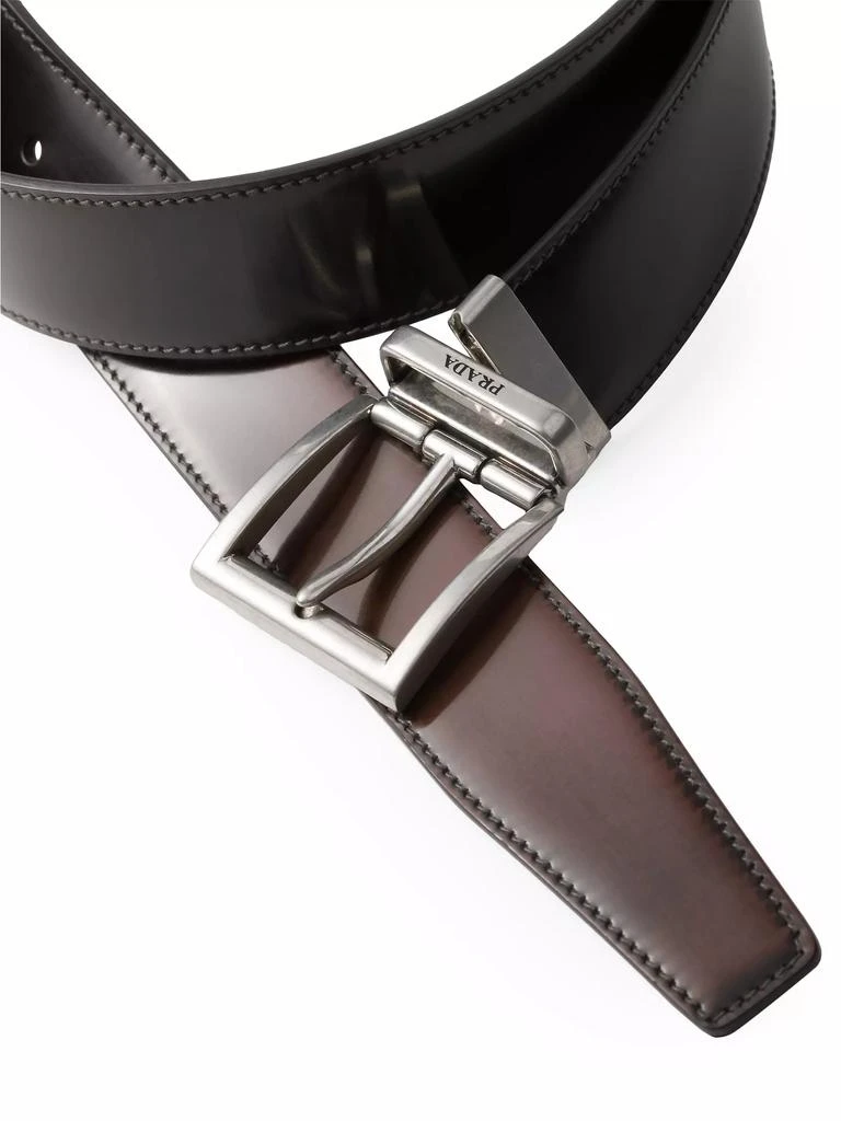 Prada Brushed Leather Belt 2