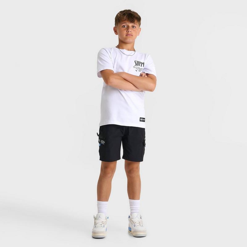 SUPPLY & DEMAND Kids' Supply & Demand Griffin Woven Cargo Shorts