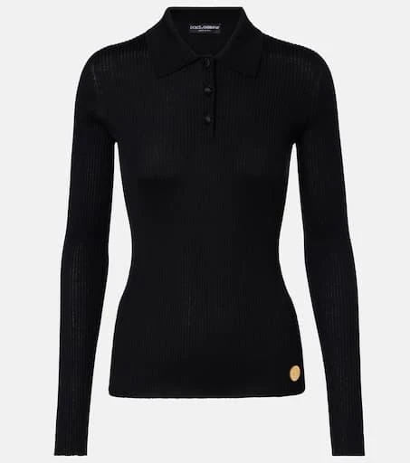 Dolce 
Gabbana Cashmere polo sweater 1