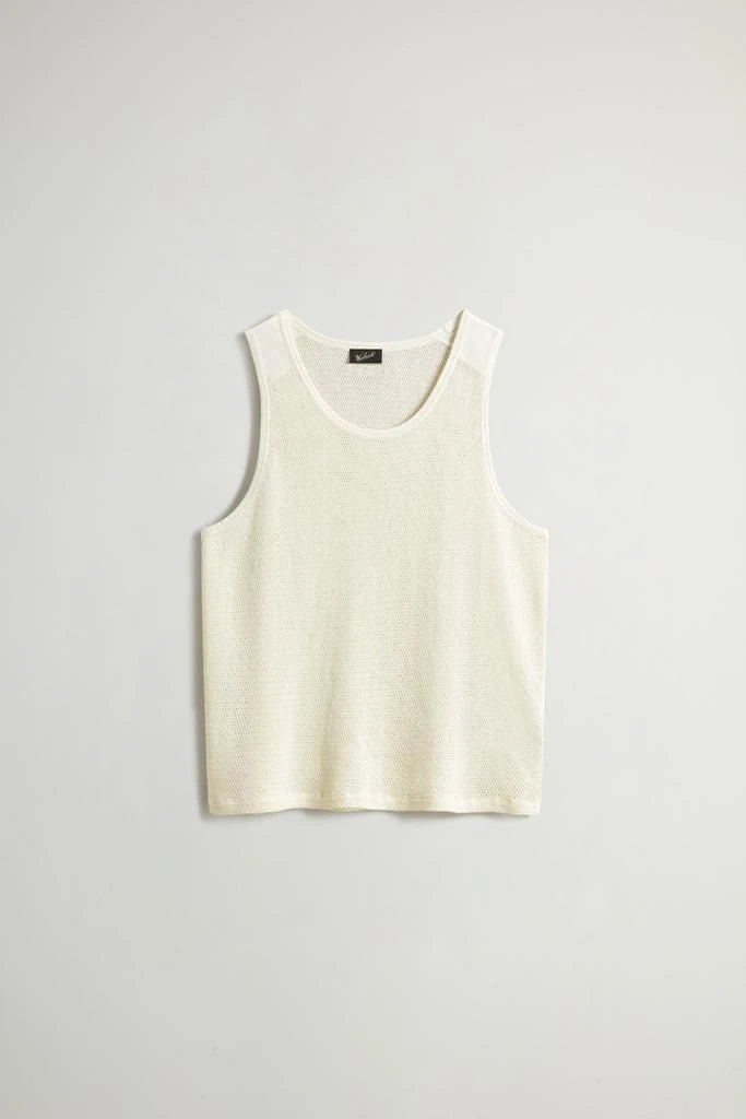 Woolrich Pure Cotton Tank Top by Todd Snyder - Men - White 5
