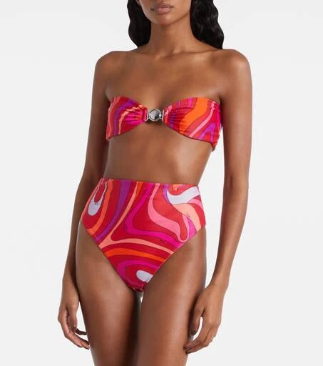 Pucci Marmo embellished bikini top 2