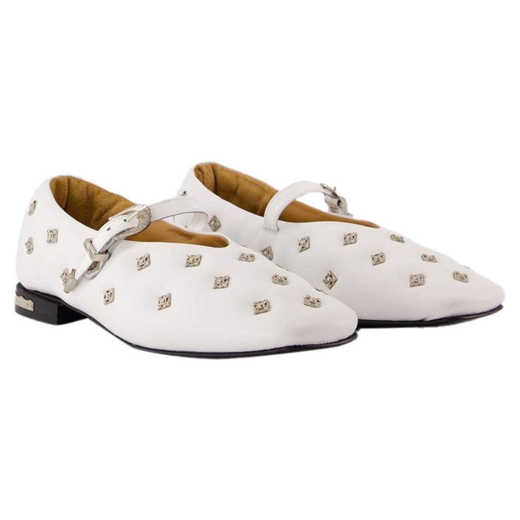 VALSTAR Aj1342 Ballerinas - Toga Pulla - Leather - White