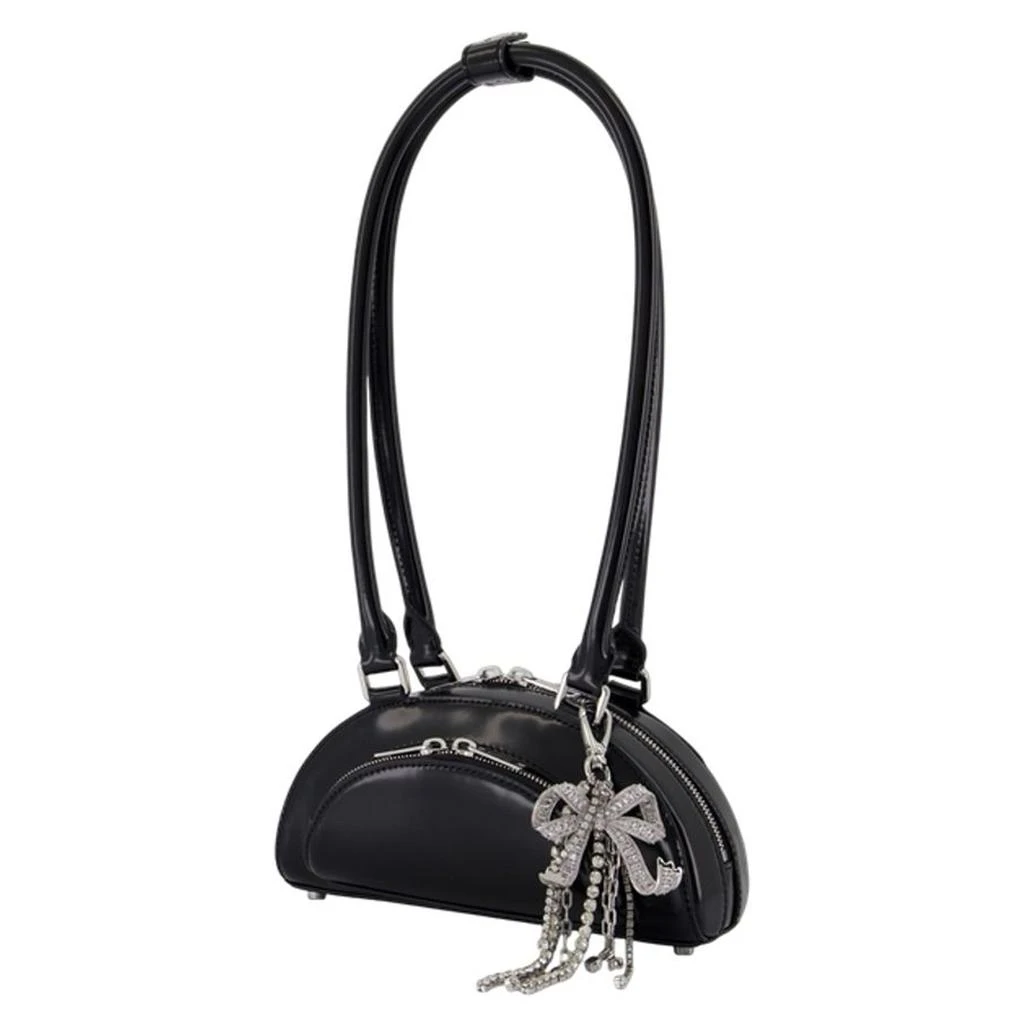 Self Portrait Mini With Charm Shoulder Bag - SELF PORTRAIT - Leather - Black 2