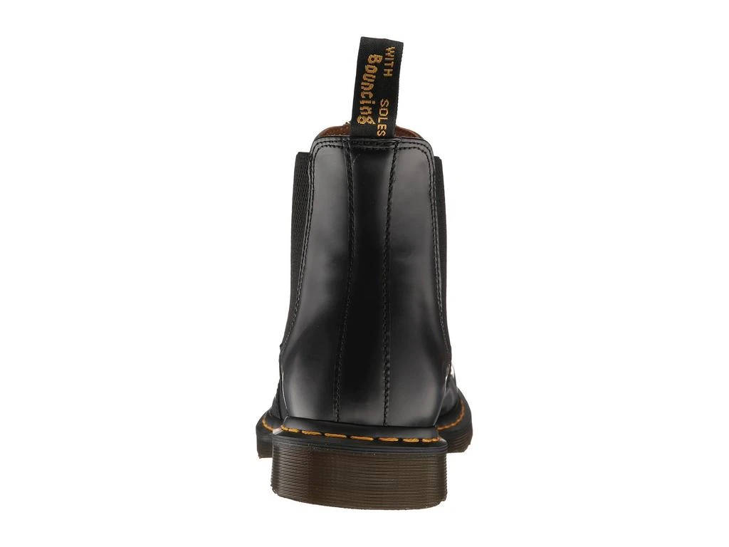 Dr. Martens 2976 Yellow Stitch Smooth Leather Chelsea Boots 5