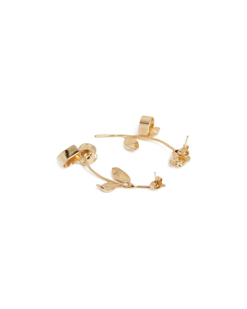 【Magda Butrym】ローズ ear cuffs Rose ear cuffs in silver - Magda Butrym | Mytheresa