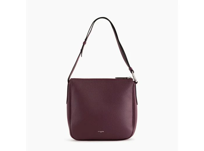 le tanneur Sac bandoulière moyen modèle Madeleine en cuir grainé 1