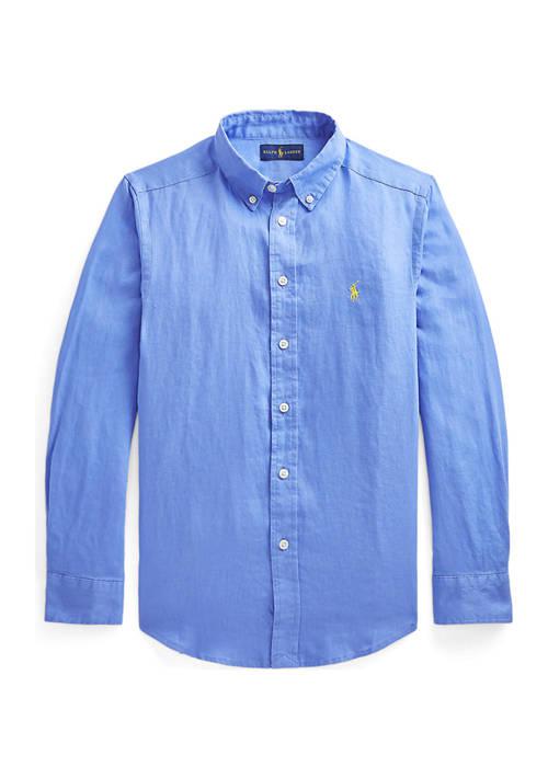 Ralph Lauren Childrenswear Lauren Childrenswear Boys 8 20 Linen Shirt