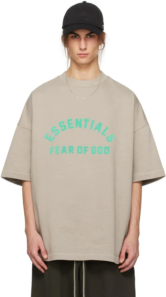 Essentials Gray Crewneck T-Shirt 1