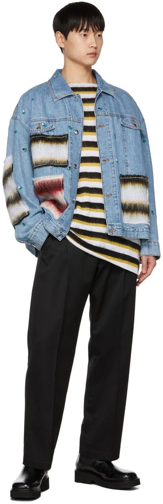 Marni Black & Yellow Striped Sweater 4
