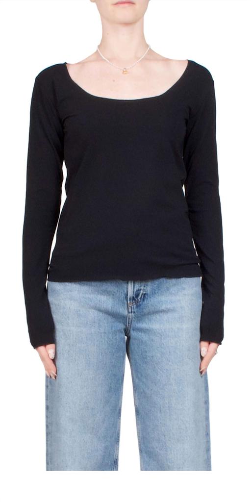 6397 6397 - Scoop Neck Long Sleeve Top