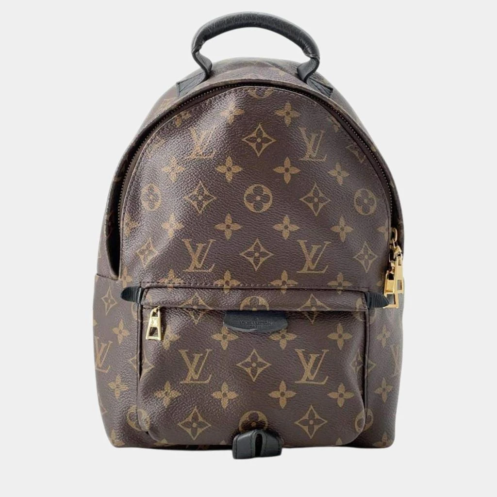 Louis Vuitton Louis Vuitton Noir Monogram Palm Springs Backpack Size Pm 1