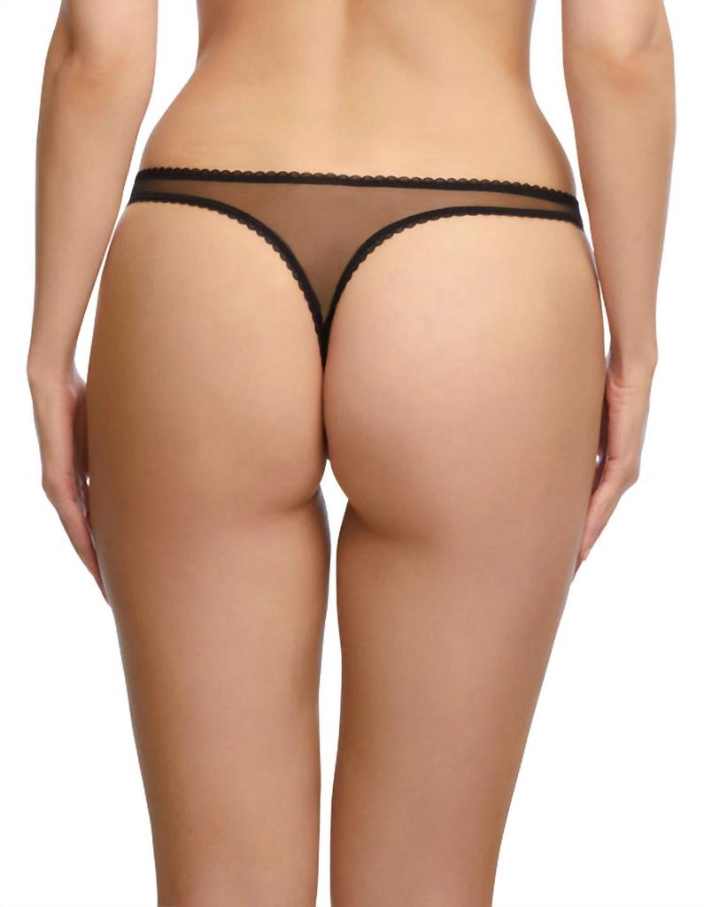 Dita Von Teese Coquette Thong In Black