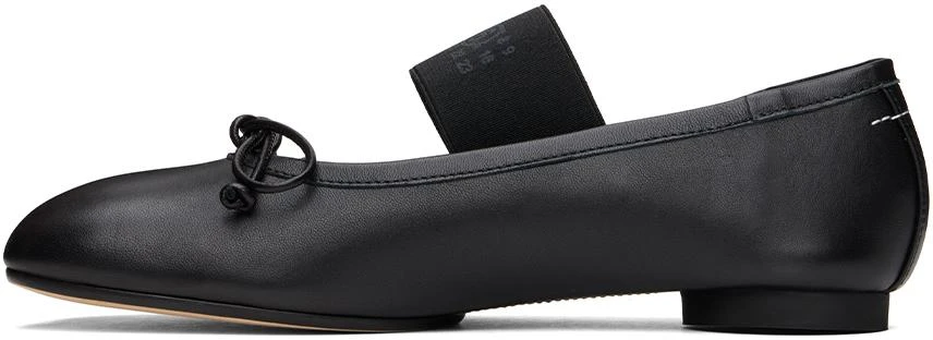 MM6 Black Anatomic Ballerina Flats 3