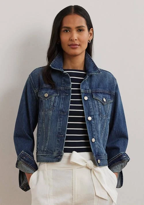 Ralph Lauren Ralph Lauren Petite Denim Trucker Jacket 1