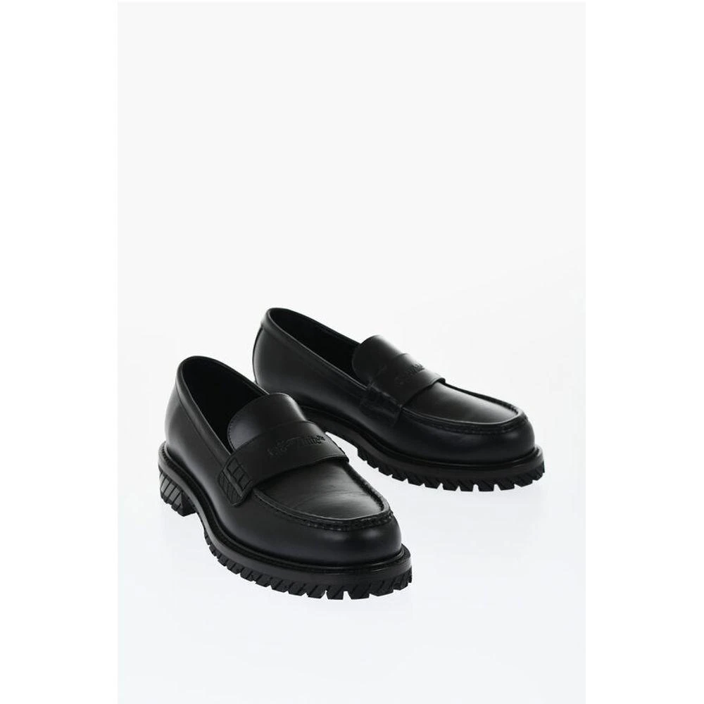 Off-White Off- Leather MILITARY Men's Loafers 1