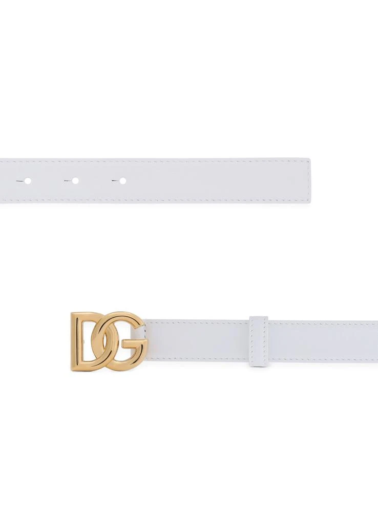 Dolce & Gabbana Calfskin belt with DG logo 3