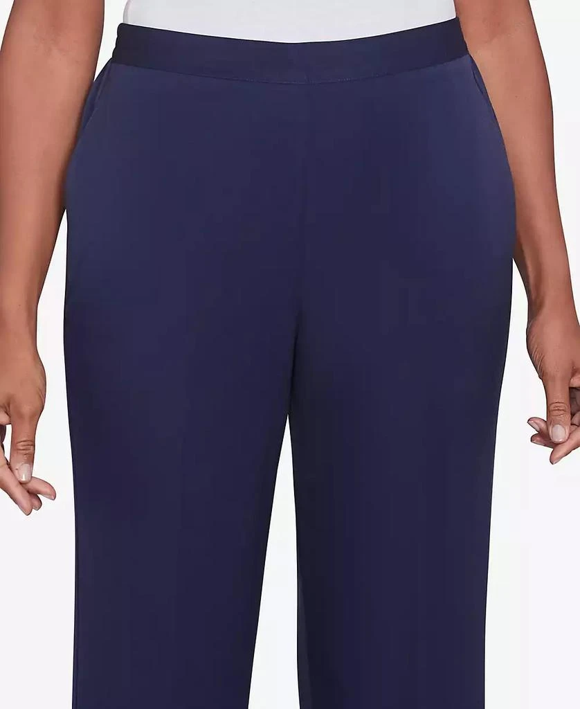 Alfred Dunner Women's Block Island Modern Stretch Twill Medium Length Pants 5