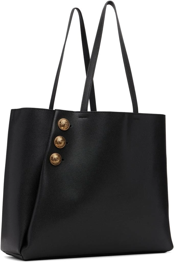 Balmain Black Emblème Shopping Tote 3