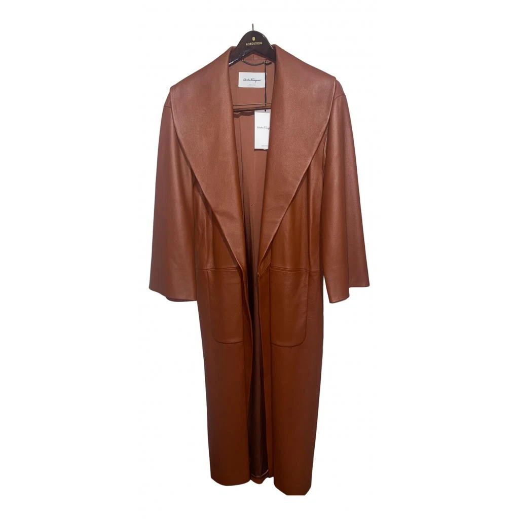 Salvatore Ferragamo Salvatore Ferragamo Leather coat 1