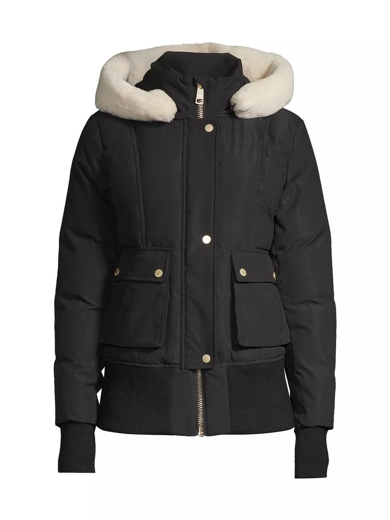 Nicole Benisti Fordham Shearling Down Jacket 1