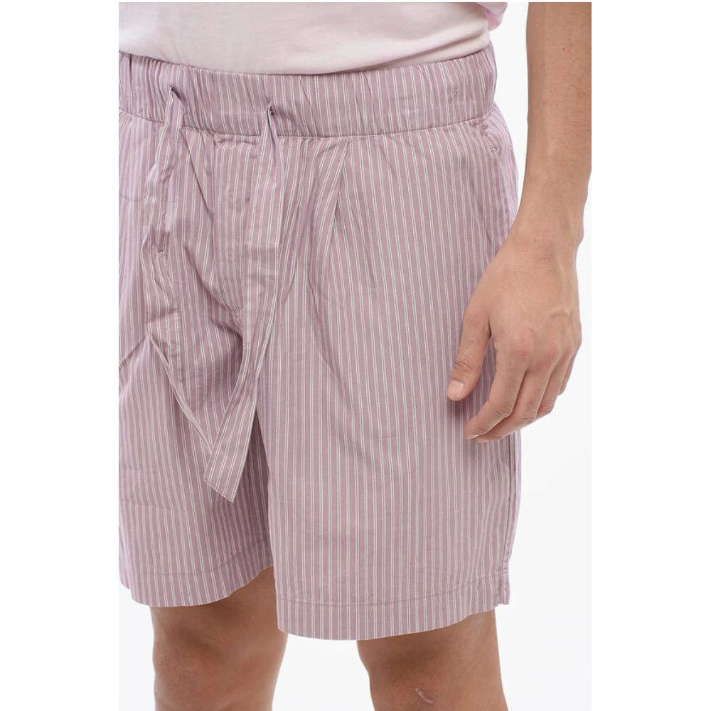Birkenstock Birkenstock TEKLA Striped Cotton Shorts with Drawstring Waist 3