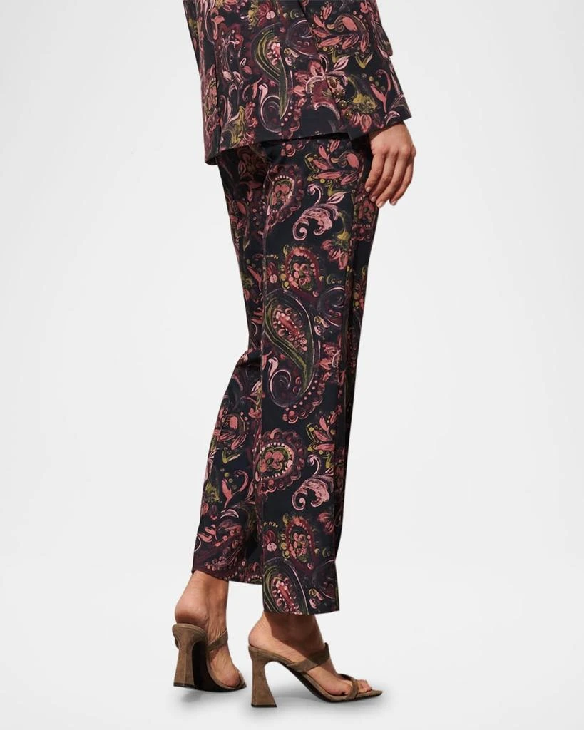 FIGUE Sioban Paisley Straight-Leg Pants 5