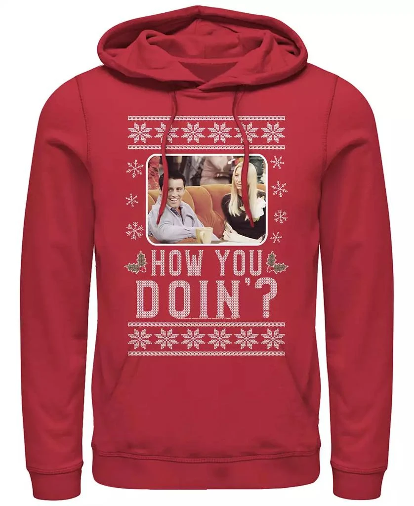 FIFTH SUN Men's Friends Holiday How You Doin Hoodie 1