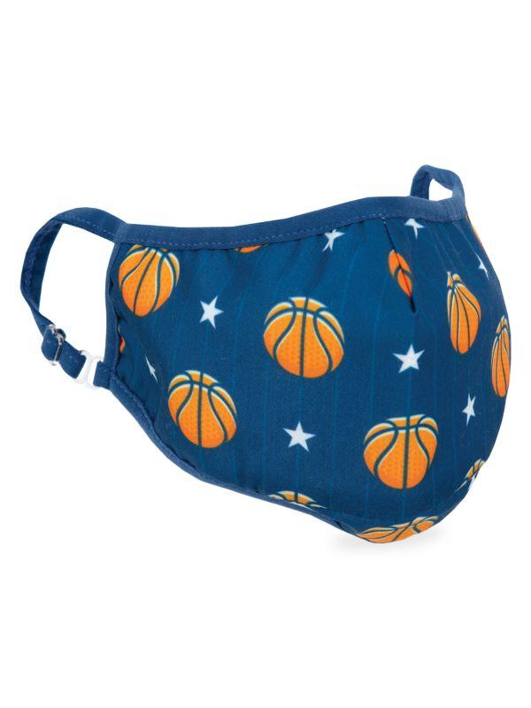 Iscream Kid's Basketball & Stars Face Mask