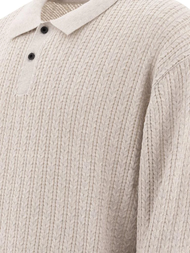BEAMS PLUS Beams Plus Textured Knit Polo Shirt 4