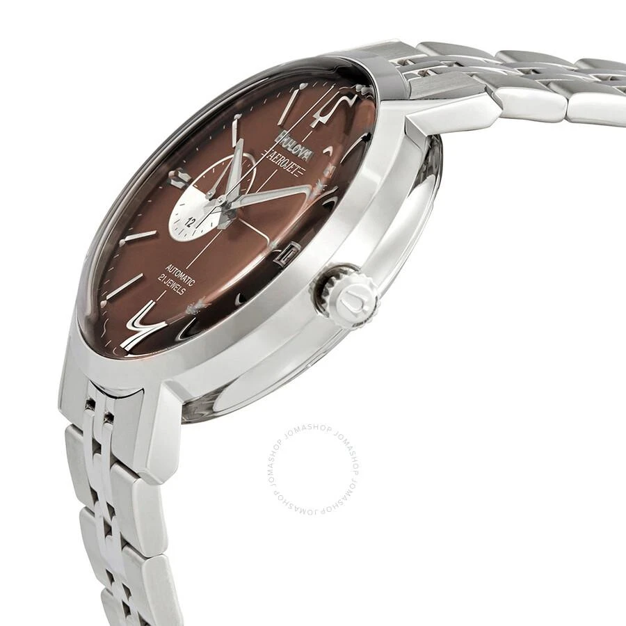 Bulova Aerojet Chronograph Automatic Brown Dial Men's Watch 96B375 2