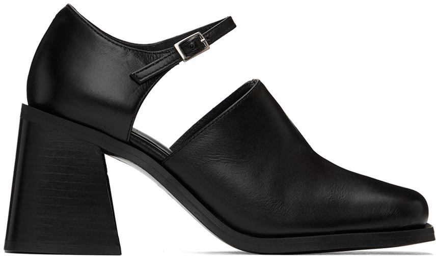 Justine Clenquet Black Kate Heels
