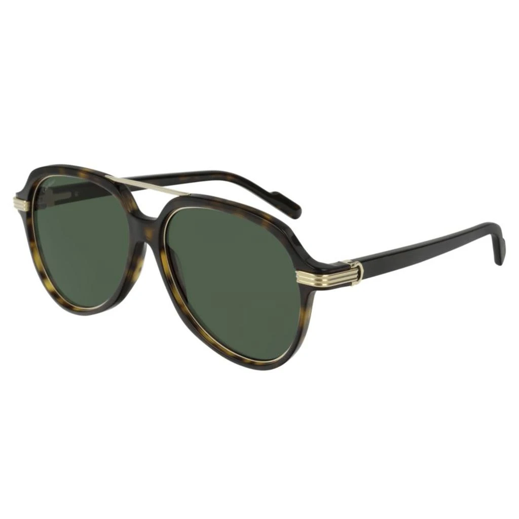 Cartier Eyewear Ct0159s002 Havana Havana Green 1