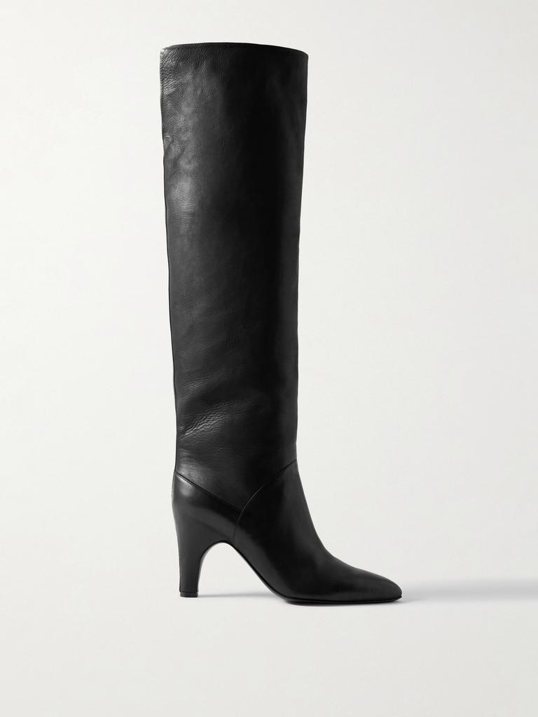 【関税込み】Gabriela Hearst ブラック シアリング Tayna ブーツ Lola leather ballet flats in black - Gabriela Hearst | Mytheresa