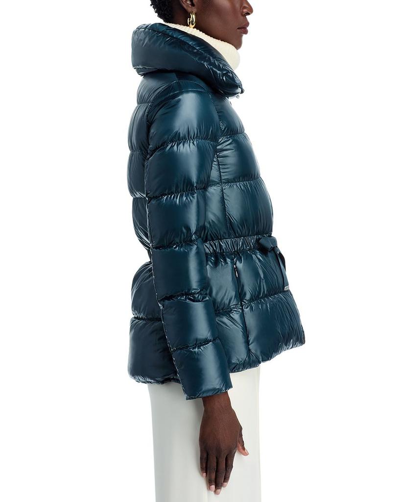 【送料&関税込】Herno Shiny Fabric Down Jacket Herno - Hooded shiny down jacket purple - The Corner