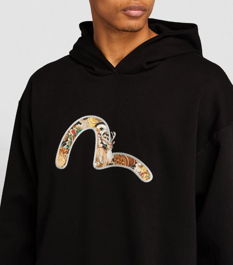 EVISU Embroidered Seagull Hoodie 6