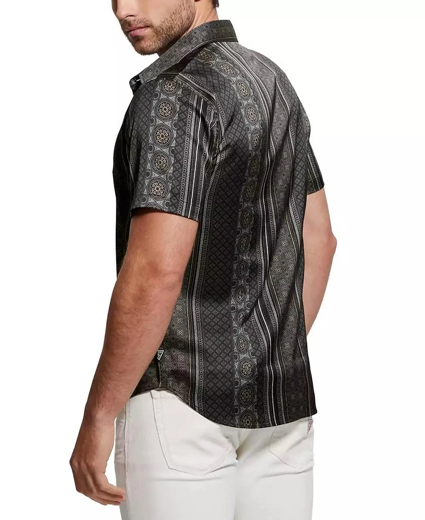 GUESS Men's Mosaic Stripe Shirt 2