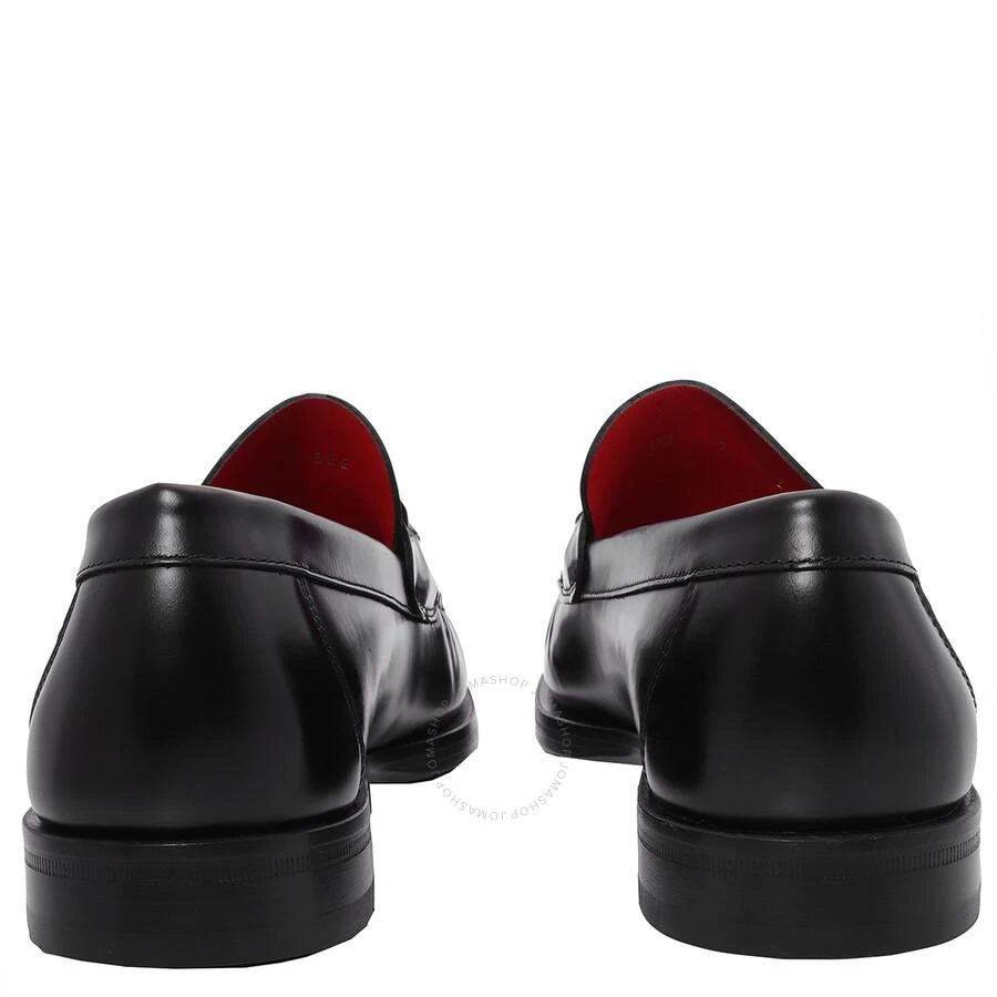 Salvatore Ferragamo Black Leather Gancini Loafers 3