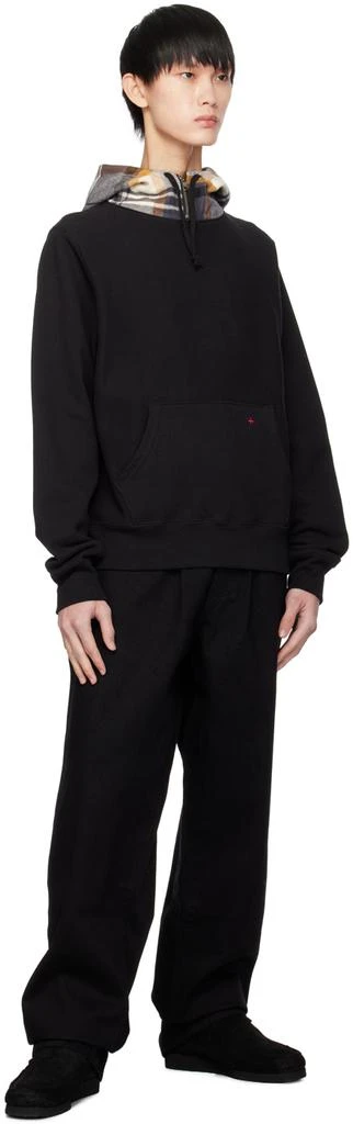 Noah Black Drawstring Hoodie 4