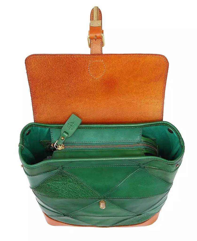 OLD TREND Women's Genuine Leather Prism Backpack 8