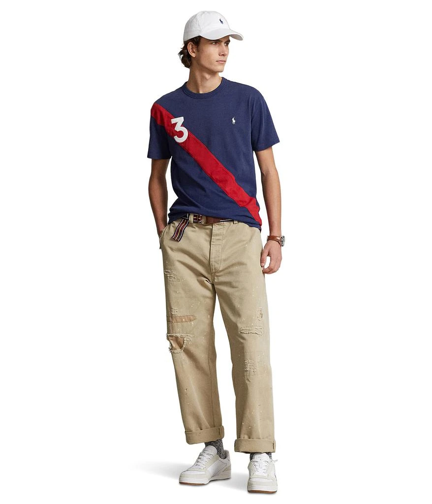 Polo Ralph Lauren Classic Fit Banner-Stripe Jersey T-Shirt 4