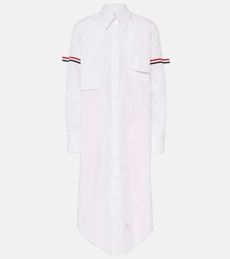 Thom Browne RWB Stripe cotton shirt dress 1
