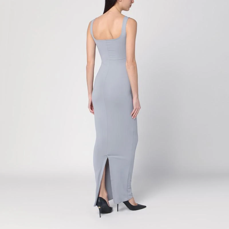 Entire Studios Long grey dress in nylon blend 3