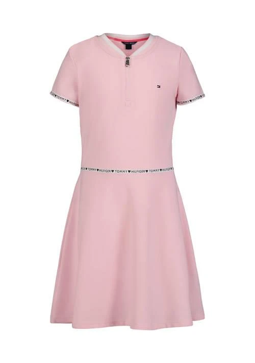 Tommy Hilfiger Hilfiger Girls 7 16 Taping 1 4 Zip Dress 1