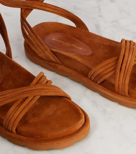 Gianvito Rossi Lianne suede sandals 5